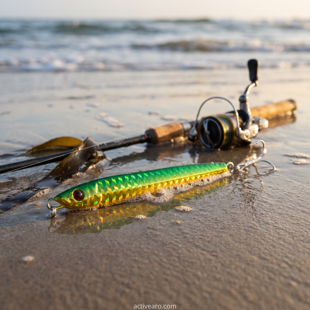 5-Piece Metal Casting Jig Lures – Glow Sinking Baits