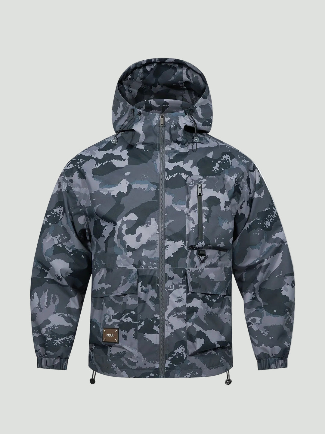 Camouflage Hooded Jacket – Utility-Inspired Outerwear