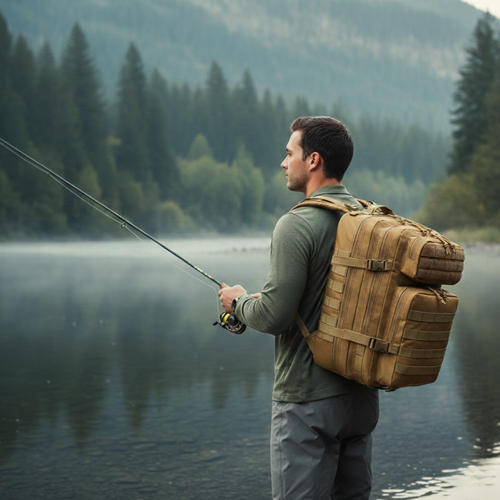 45L Outdoor Backpack – Spacious MOLLE-Style Pack for Hiking and Camping