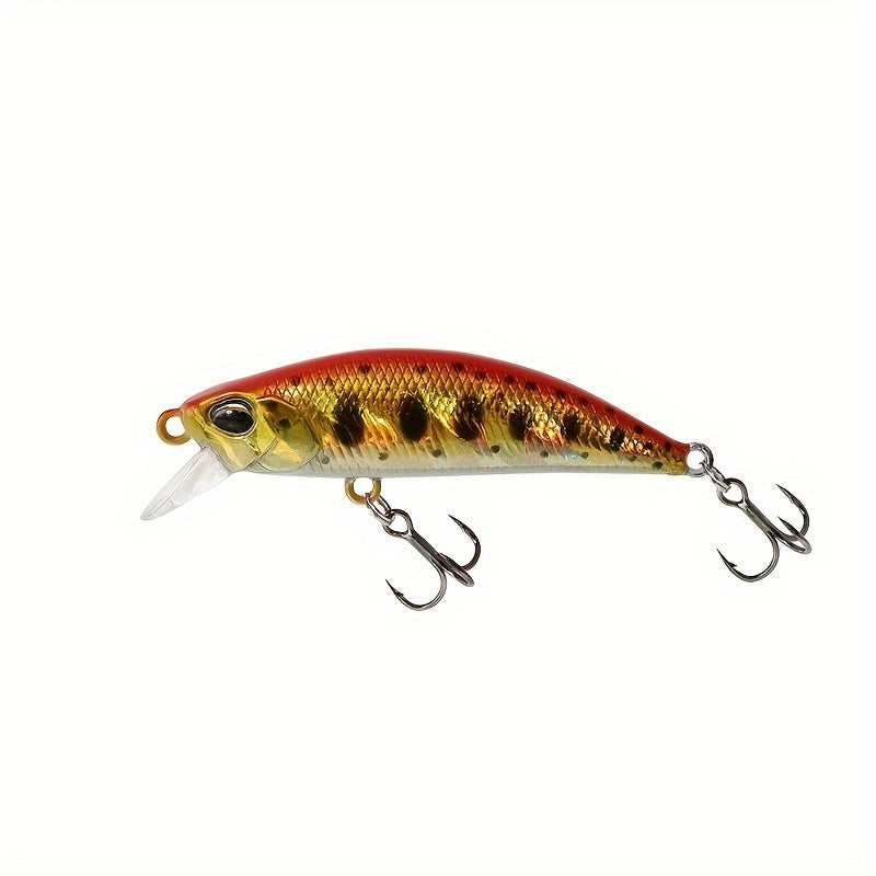 Minnow Fishing Lure – Sinking Hard Bait with 3D Eyes for Freshwater Fishing