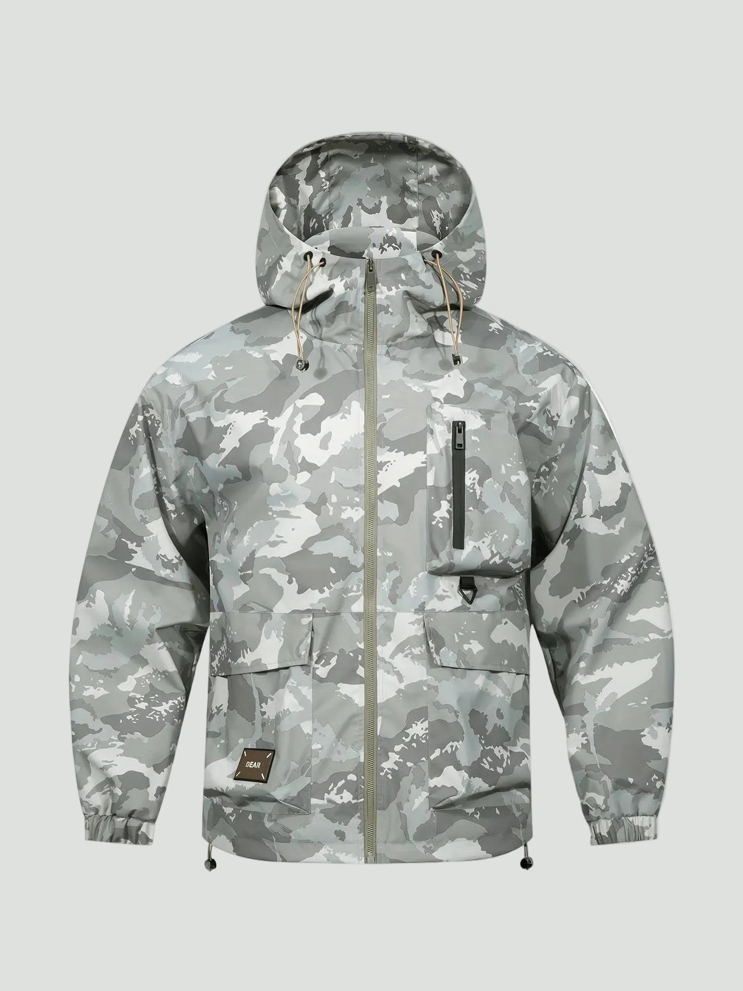 Camouflage Hooded Jacket – Utility-Inspired Outerwear