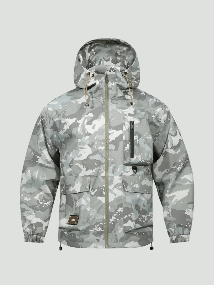 Camouflage Hooded Jacket – Utility-Inspired Outerwear