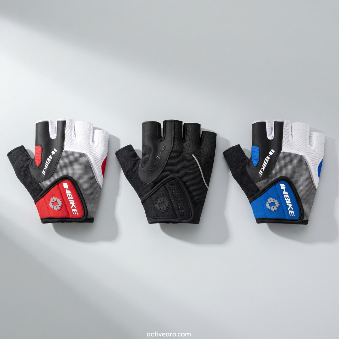 Breathable Cycling Gloves – Gel Padding with Reflective Trim