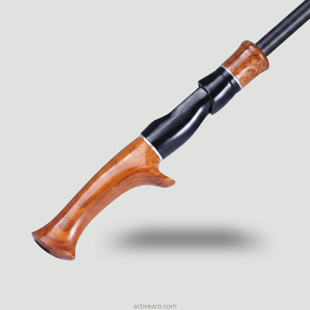 5.2ft Telescopic Fishing Rod – Cork-Handle Fiberglass for Spinning and Casting