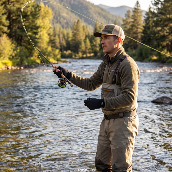 Fingerless Fishing Gloves – Non-Slip Grip & Light Insulation for Outdoor Use