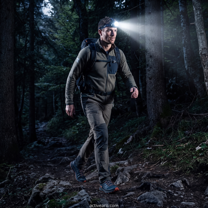 Rechargeable Waterproof LED Headlamp-hands free lighting