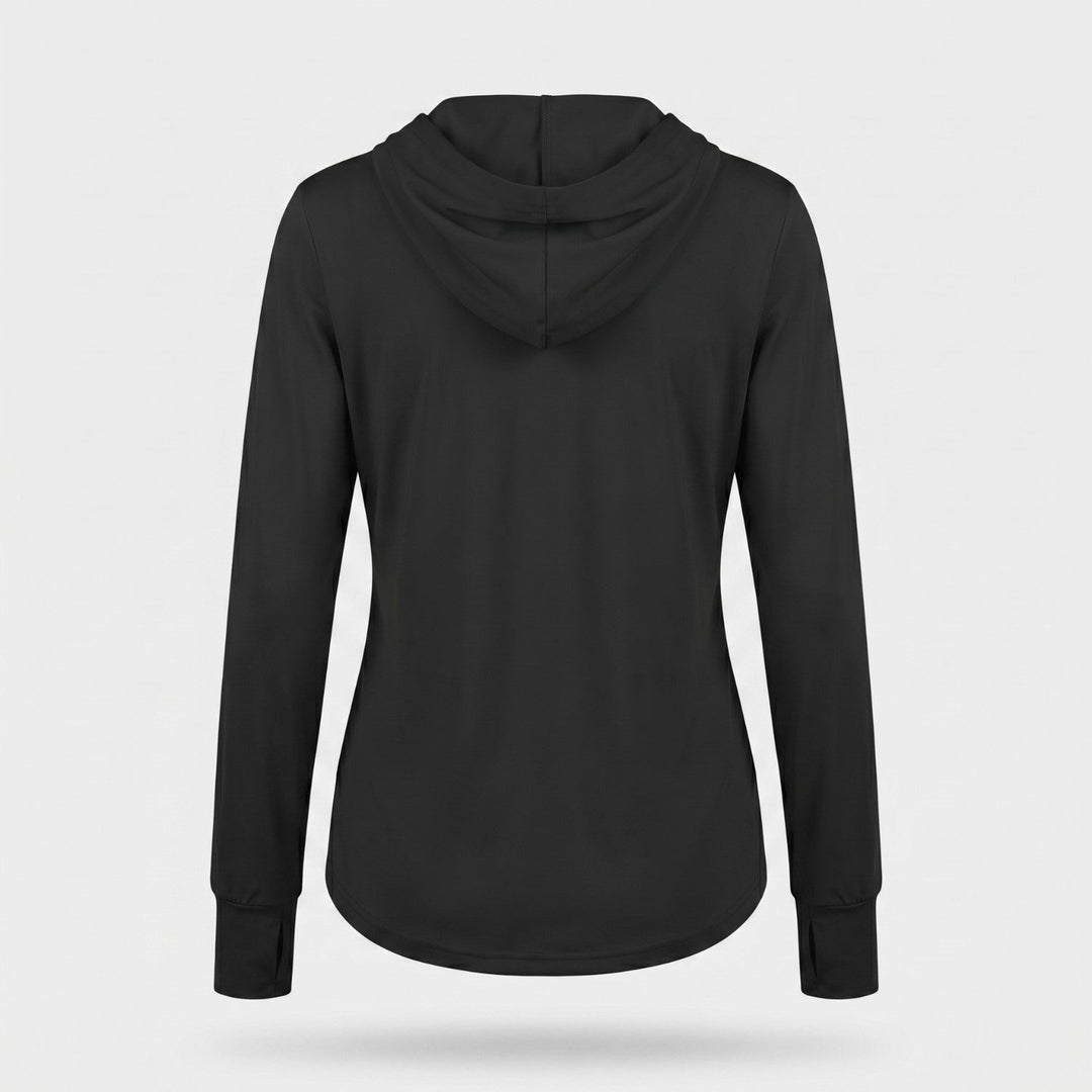 Women's UPF 50+ Sun Hoodie – Lightweight Hooded UV Protection Top for Outdoor and Travel