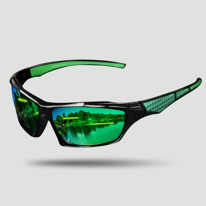 Polarized Sport Sunglasses – UV400 HD Wraparound Lenses for Fishing and Cycling