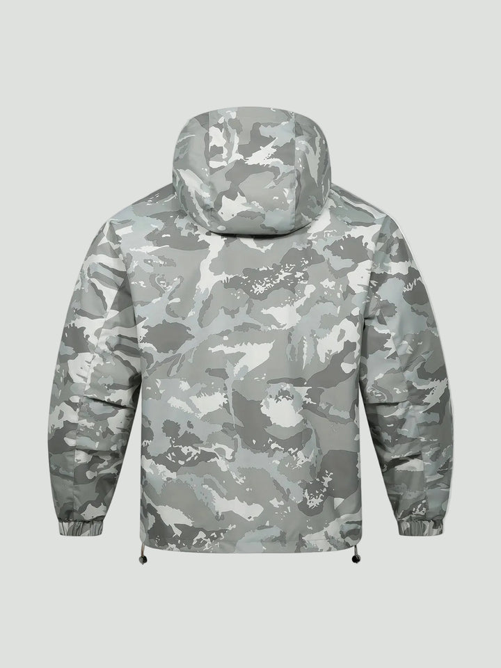 Camouflage Hooded Jacket – Utility-Inspired Outerwear