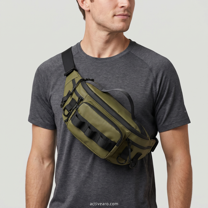 Compact Water Resistant Outdoor Waist Pack – Lightweight Utility Carry