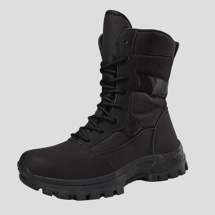 Men’s Camo Hiking Boots – Breathable High-Top Design with Lace-Up Support