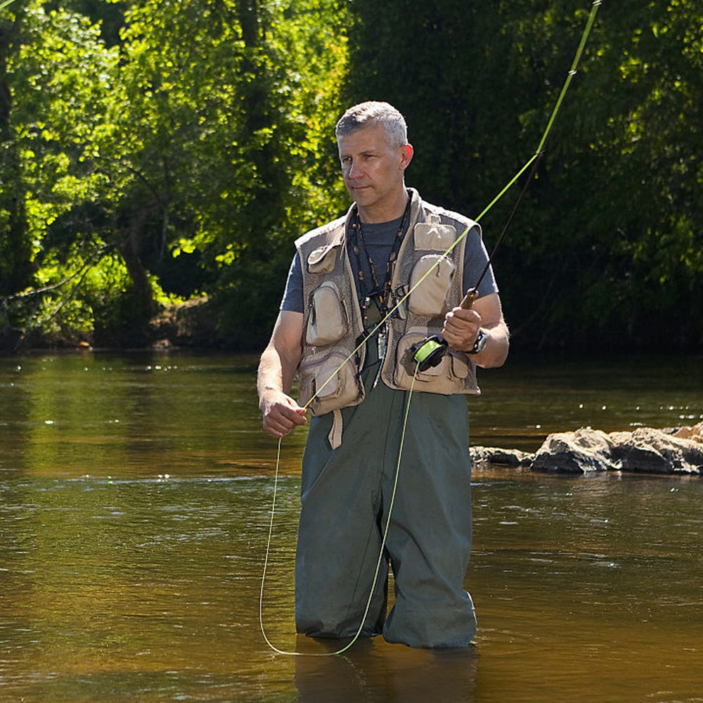 Fishing Waders with Integrated Boots – Waterproof Wading Pants for Outdoor Use