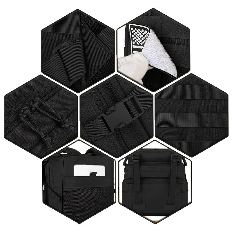 45L Outdoor Backpack – Spacious MOLLE-Style Pack for Hiking and Camping