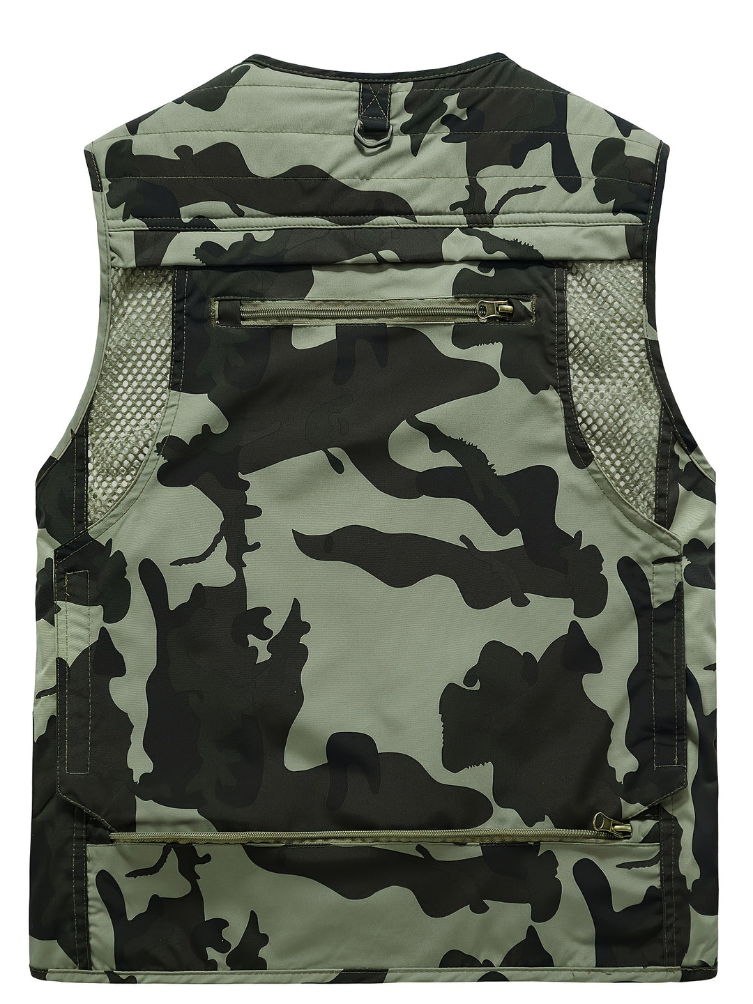 Men’s Multi-Pocket Outdoor Vest – Lightweight & Breathable for Fishing and Field Use