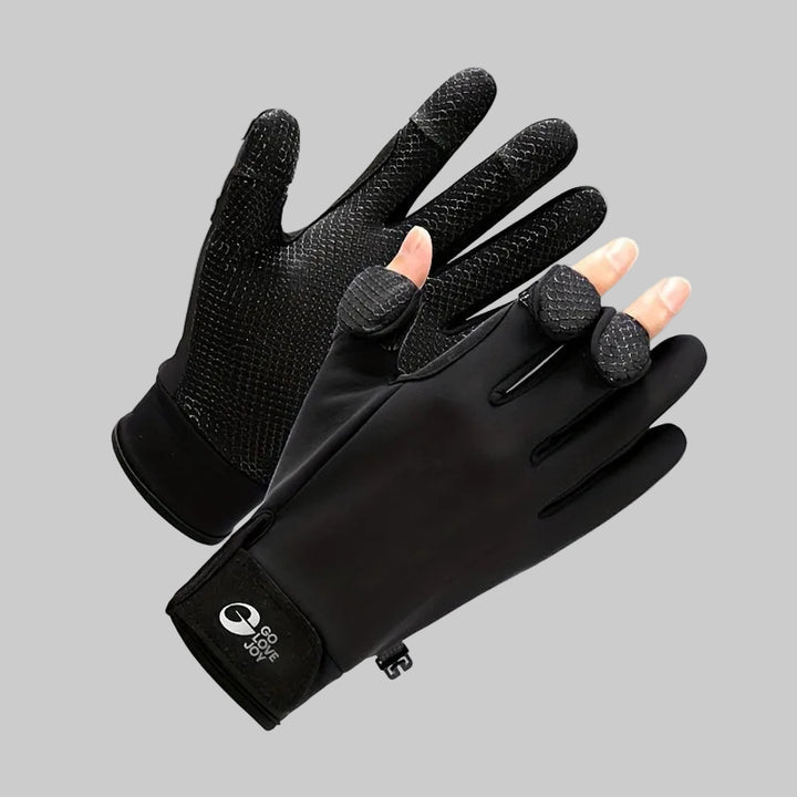 Fingerless Fishing Gloves – Non-Slip Grip & Light Insulation for Outdoor Use