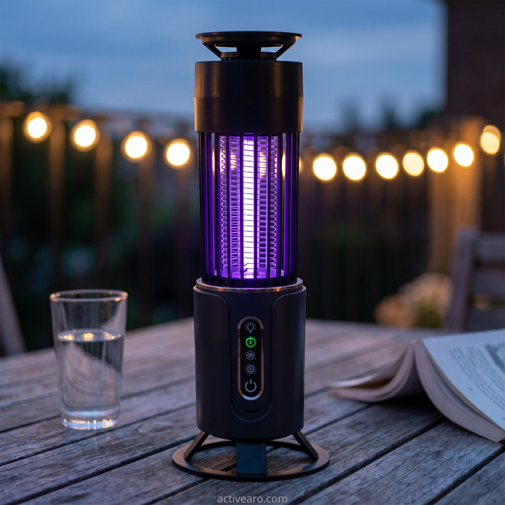 UV Bug Zapper Mosquito Lamp – Rechargeable and Quiet for Indoor and Outdoor Use