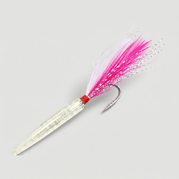 5-Piece Pencil Popper Lure Set – Topwater Hard Baits – Mackerel Trolling
