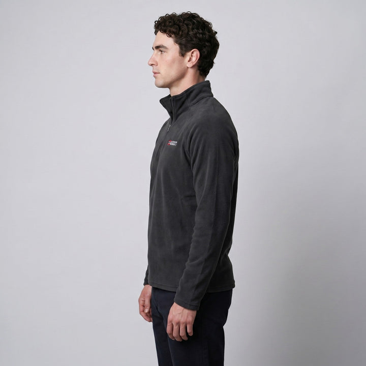 Men’s Quarter-Zip Fleece Pullover – Lightweight Outdoor Fleece Jumper for Hiking & Camping