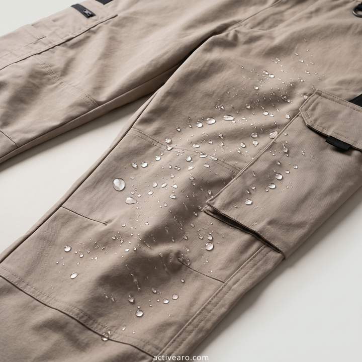 Men's Tactical Cargo Pants – Water-Resistant Polyester for Hunting and Fishing