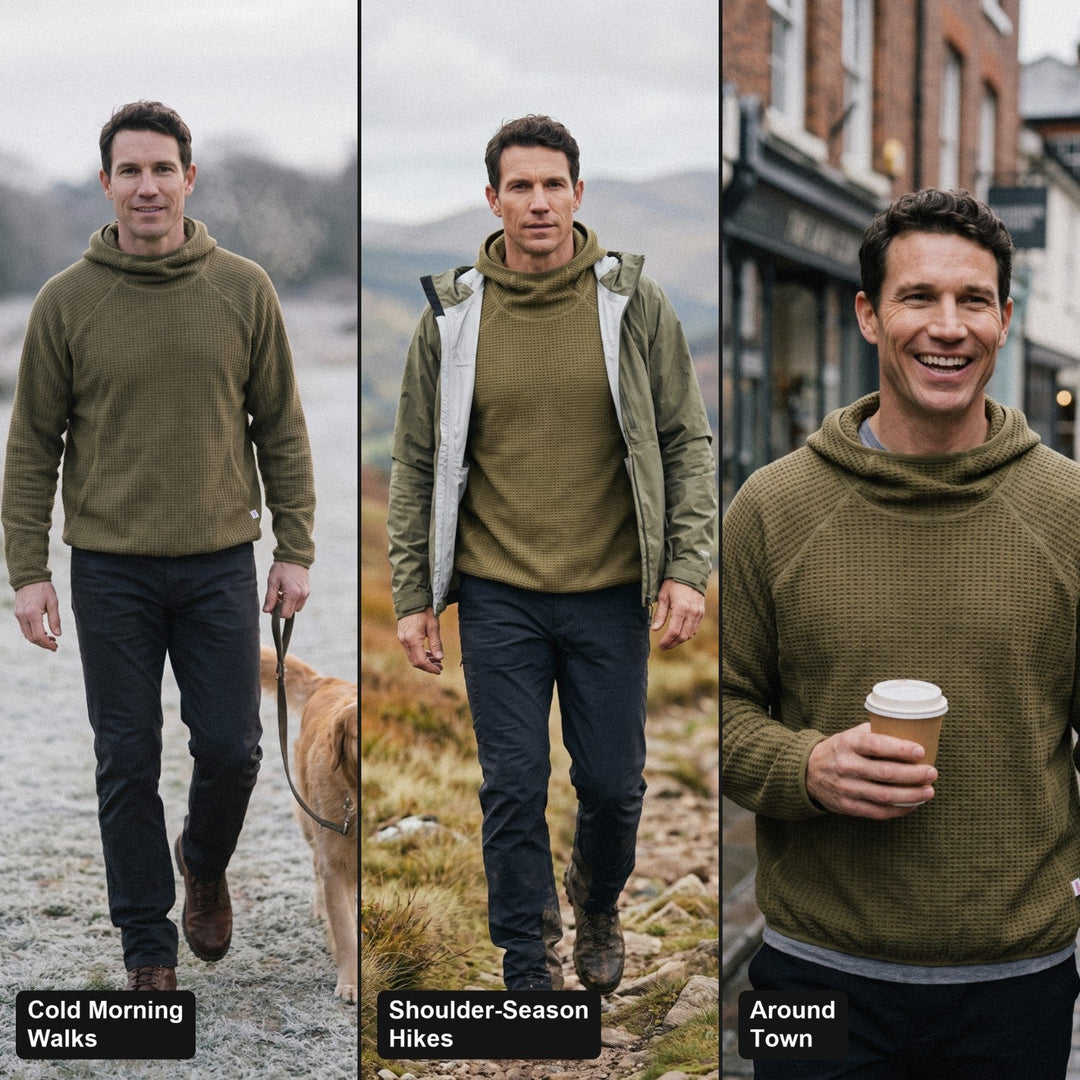 Men's Fleece Hoodie - Thermolite Hooded Fleece Jumper
