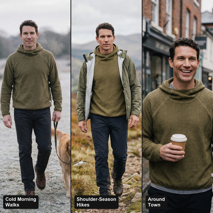 Men's Fleece Hoodie - Thermolite Hooded Fleece Jumper