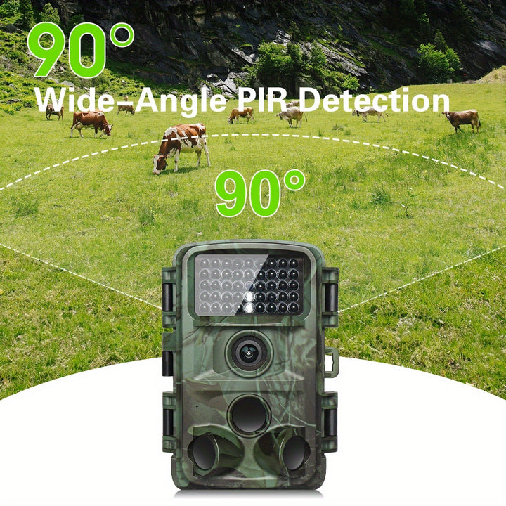 4K 32MP Trail Camera – Motion Detection & Low-Glow Night Vision