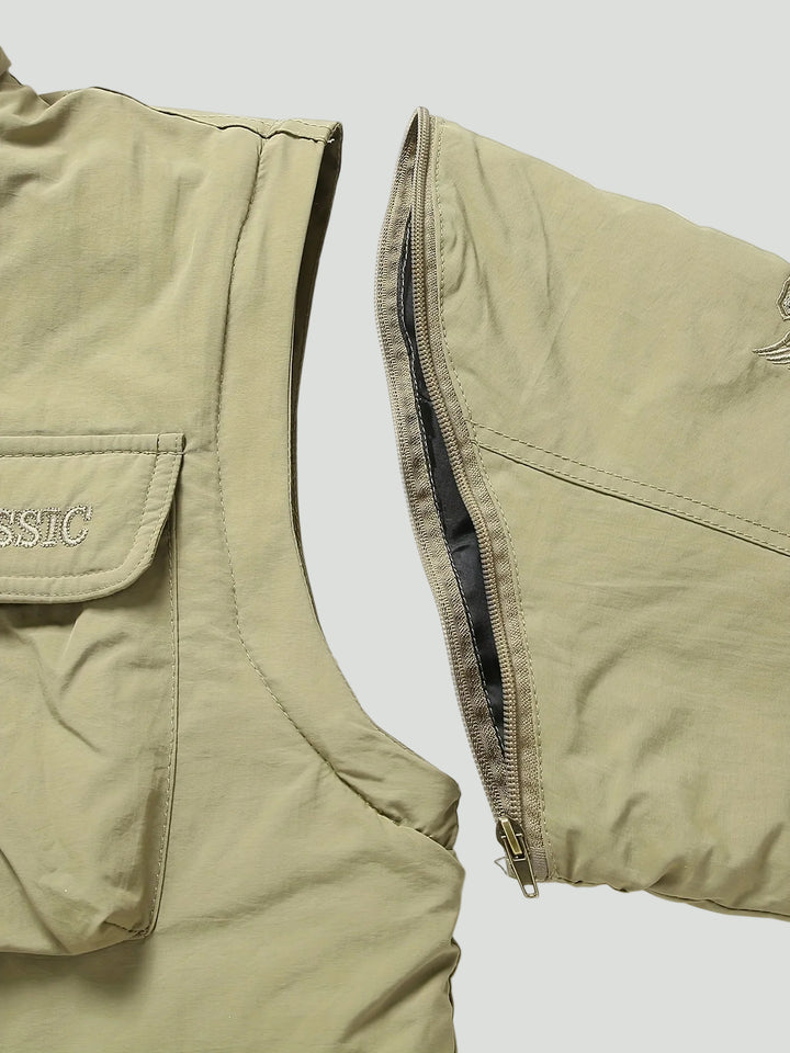 Men’s Outdoor Tactical Jacket – Multi-Pocket Design with Stand Collar