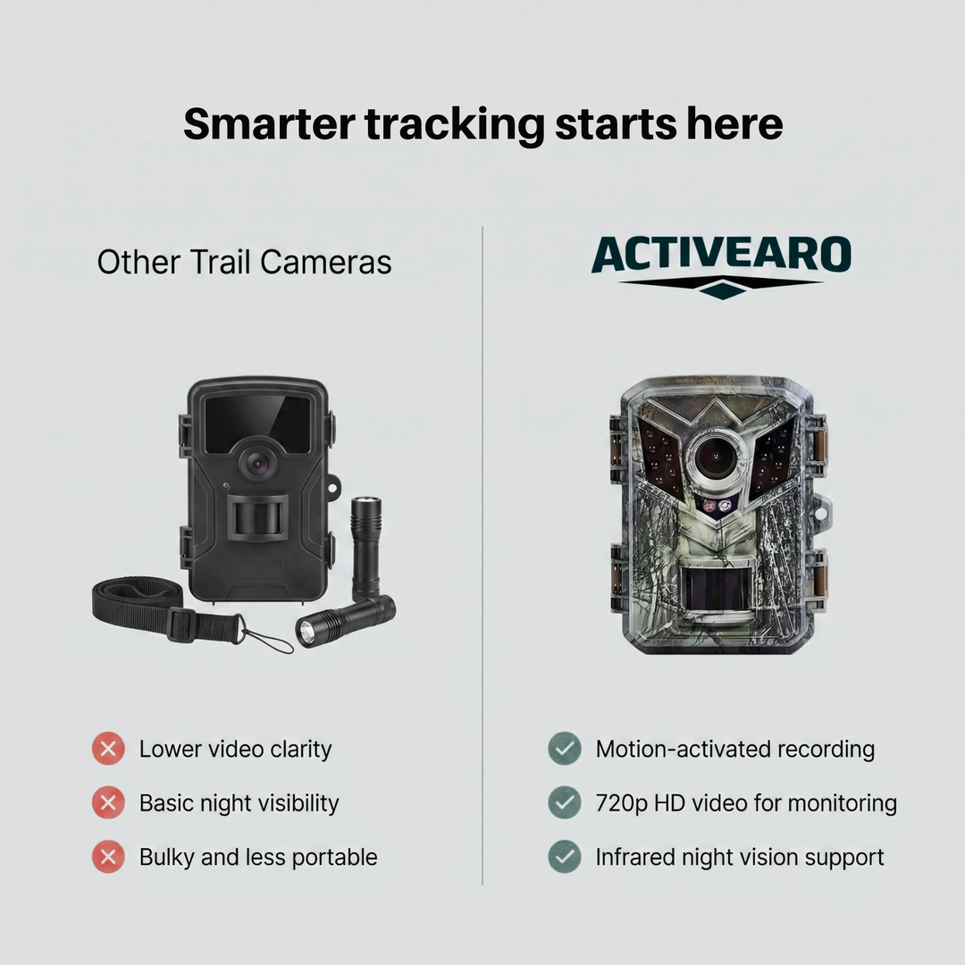 Compact Trail Camera – 720p HD Motion-Activated Wildlife Monitoring
