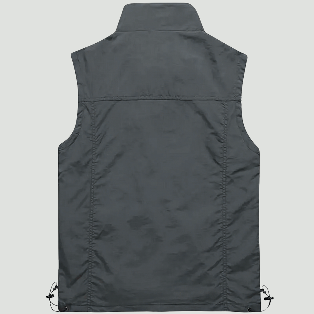Lightweight Breathable Hiking Vest – Multi-Pocket Outdoor Layer