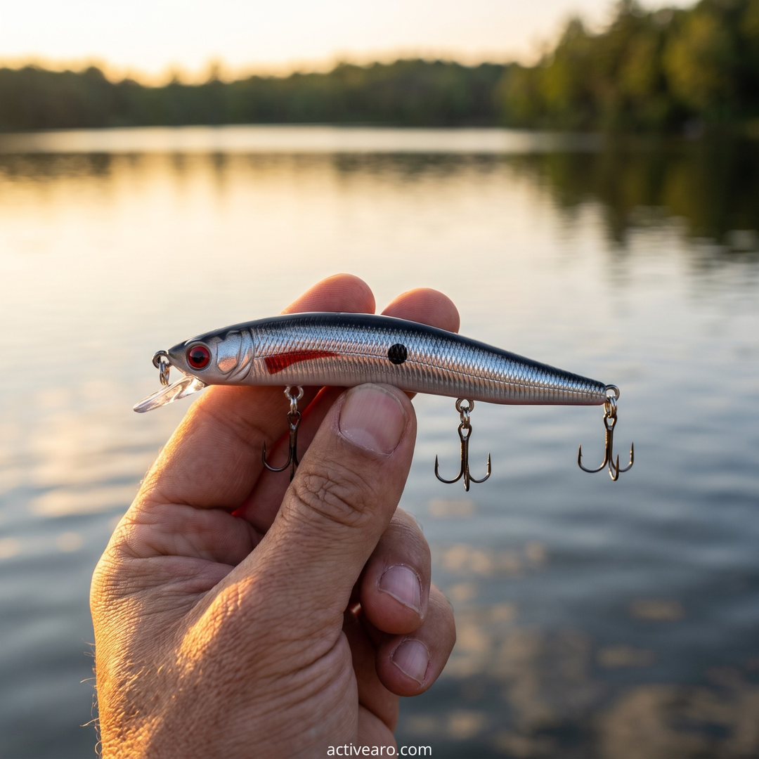 5-Piece Minnow Crankbait Lure Set – Bass Freshwater Saltwater