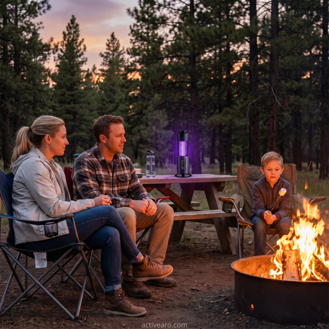 UV Bug Zapper Mosquito Lamp – Rechargeable and Quiet for Indoor and Outdoor Use