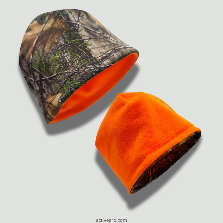 Men's Reversible Outdoor Beanie – Fleece Winter Hat