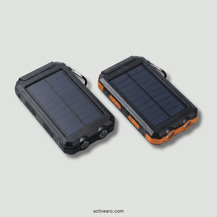 Solar Power Bank 10000 mAh – Waterproof Outdoor Backup Power