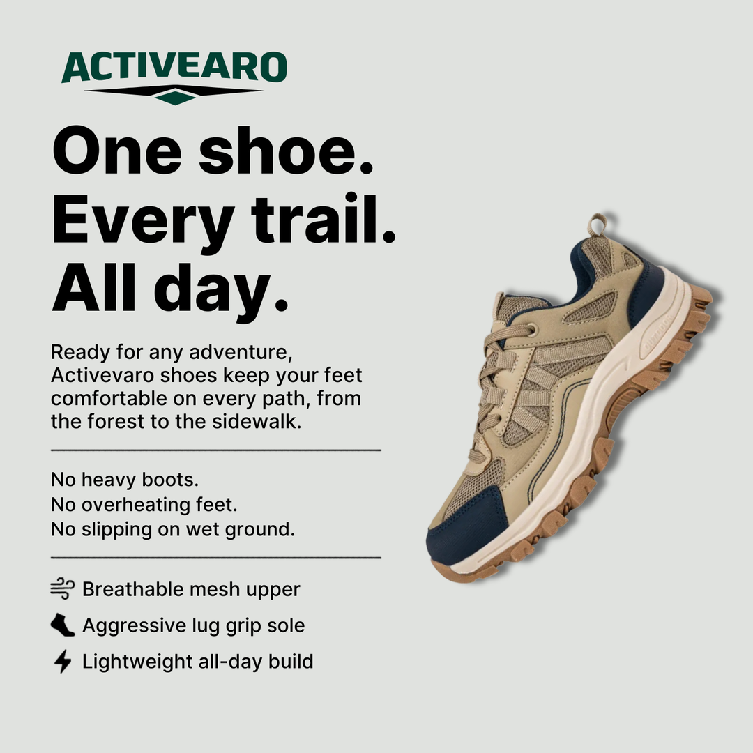 Lightweight Breathable Outdoor Hiking Shoes – Grip Support for Daily Use