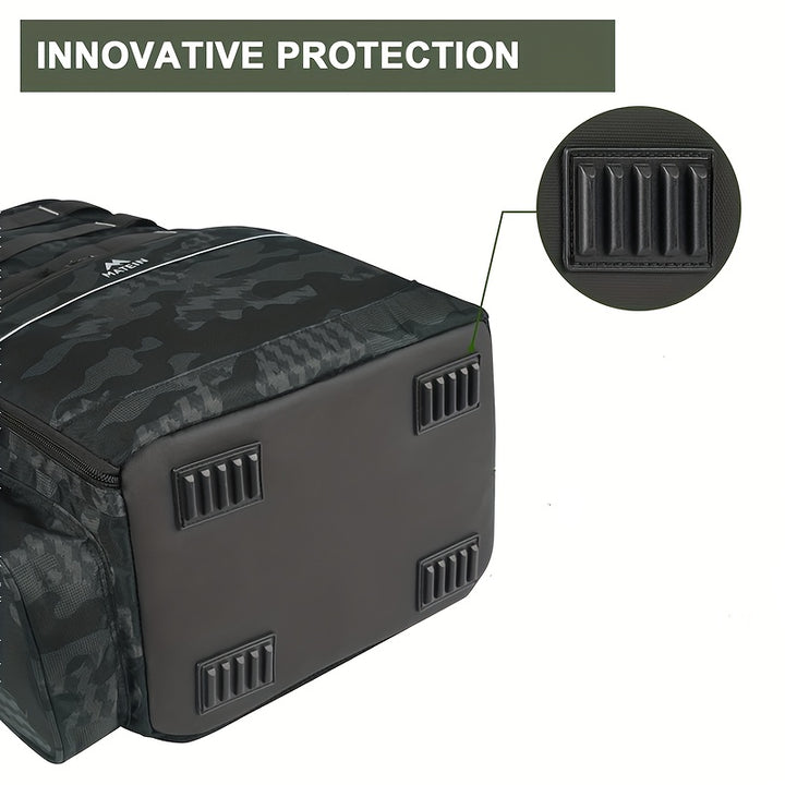 Fishing Backpack with Cooler Compartment and Rod Holder | Multi-Pocket Outdoor Gear Storage