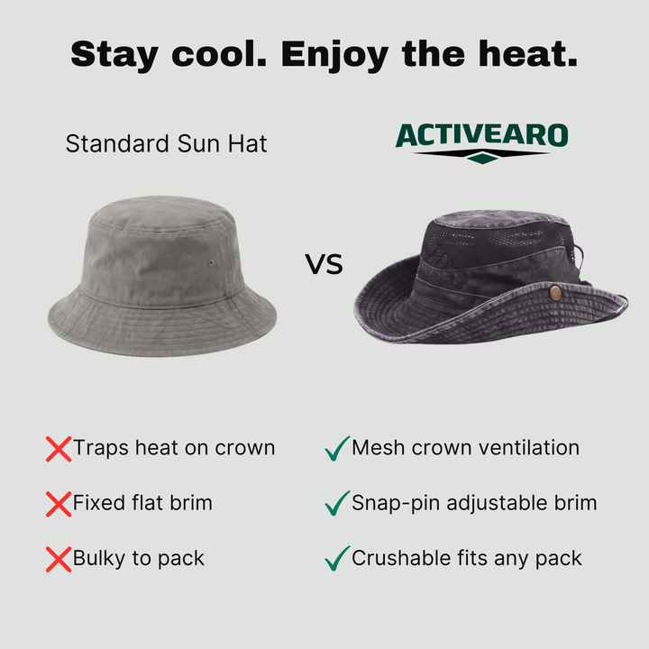 Lightweight Panama-Style Hat – Breathable Mesh Sun Hat for Outdoor Use