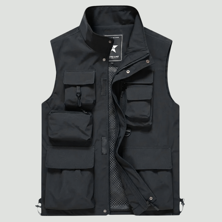 Men’s Lightweight Workwear Vest – Multi-Pocket Utility for Outdoor Use