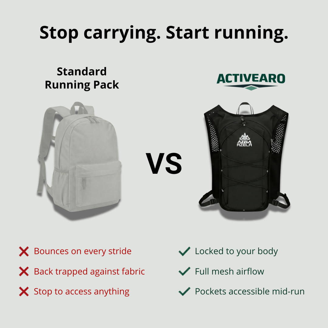 Lightweight Hydration Running Vest – Breathable Mesh Pack for Trail Running and Hiking