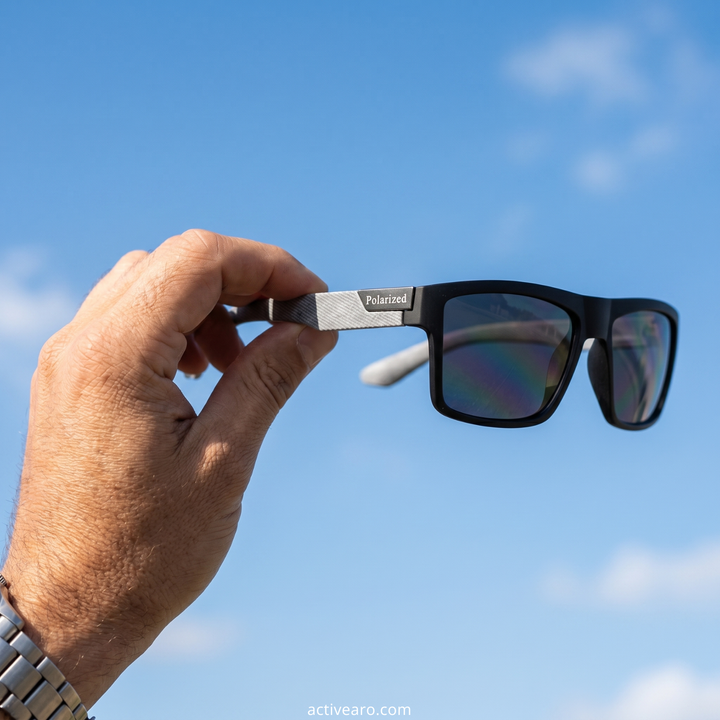 Men's Square Sport Sunglasses – TAC Polarized Full-Rim Lens