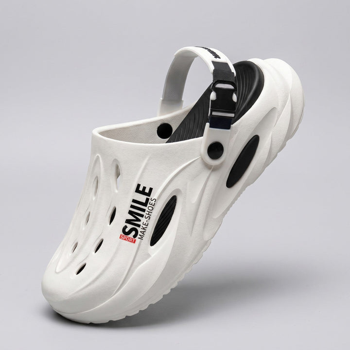 Men's Lightweight EVA Clogs – Slip-On Drainage Garden and Outdoor Shoes with Back Strap