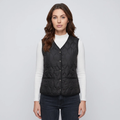 Women's Puffer Vest - Quilted Sherpa Lined Winter Vest