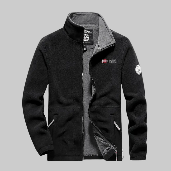 Thermal Breathable Fleece Jacket – Lightweight Mid-Layer for Outdoor Use