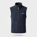 Men's Outdoor Fleece Vest with Stand-up Collar