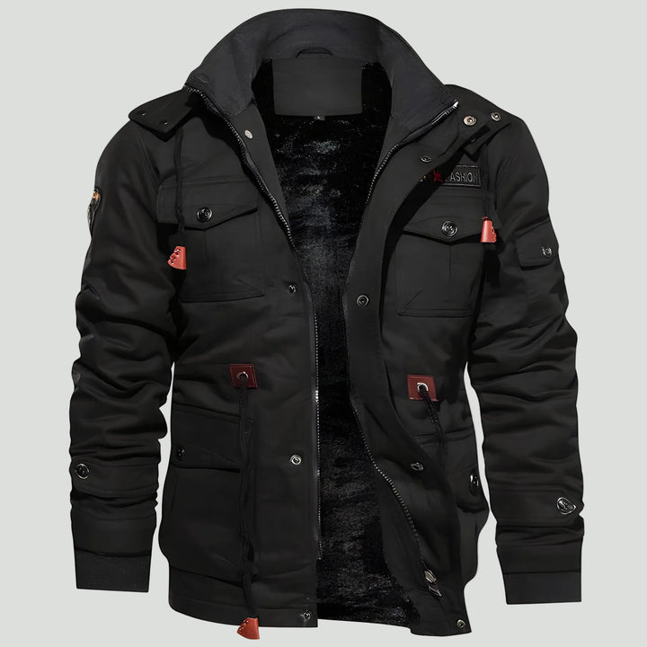 Men’s Tactical Outdoor Jacket – Multi Pocket Design for Cold Weather Use