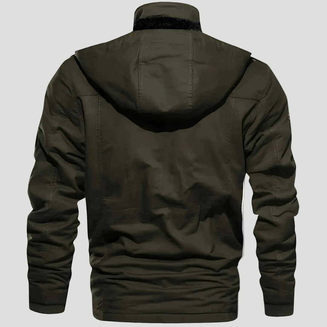 Men’s Tactical Outdoor Jacket – Multi Pocket Design for Cold Weather Use