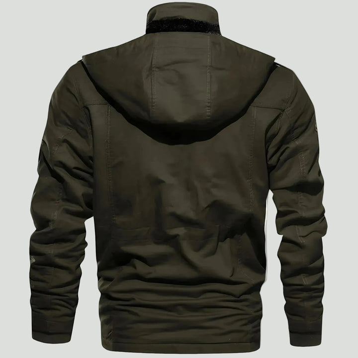 Men’s Tactical Outdoor Jacket – Multi Pocket Design for Cold Weather Use