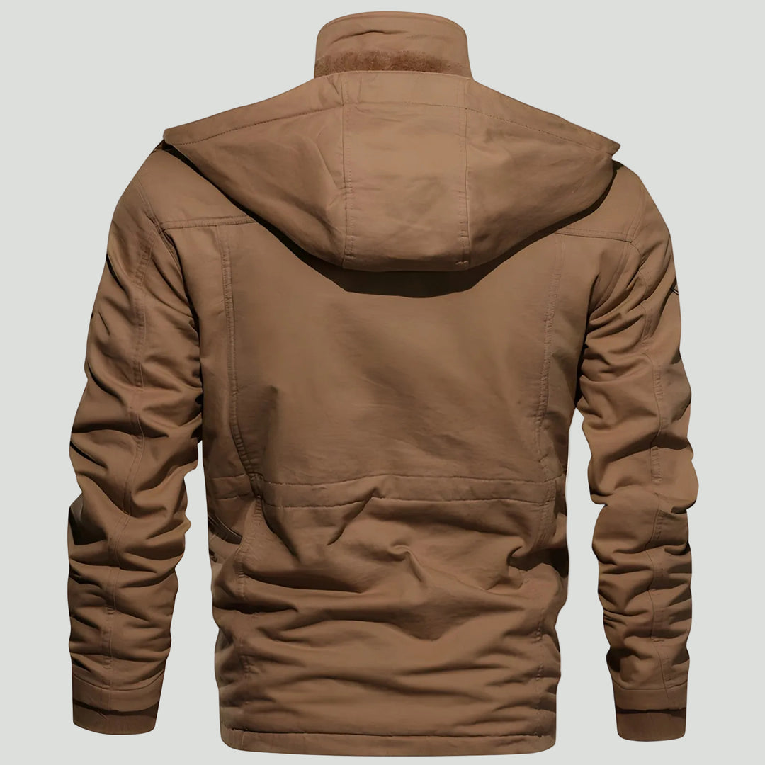 Men’s Tactical Outdoor Jacket – Multi Pocket Design for Cold Weather Use