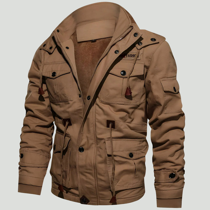 Men’s Tactical Outdoor Jacket – Multi Pocket Design for Cold Weather Use