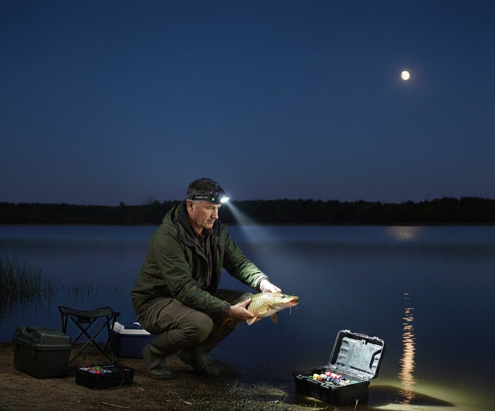 Rechargeable Waterproof LED Headlamp-hands free lighting