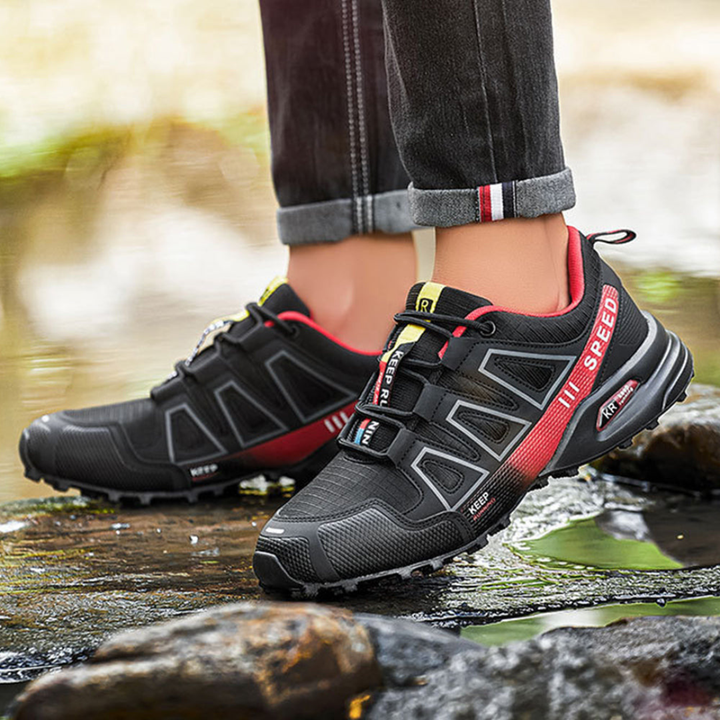 Mens Hiking Shoes Non Slip All Terrain - Outdoor Walking Shoes